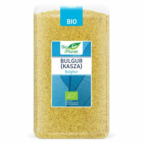 Bio Planet Bulgur Kasza 1kg, bio bulgur búzadara átlátszó csomagolásban - Gabonaféle