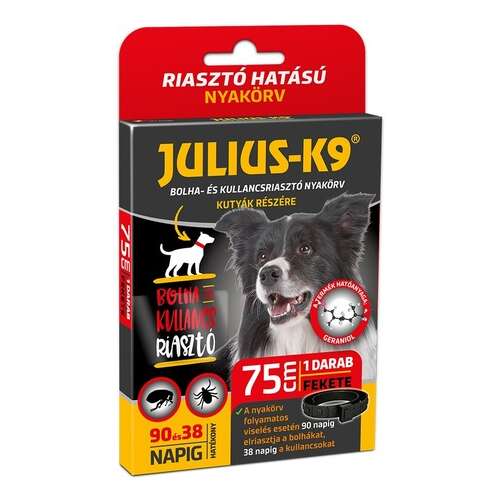 Julius K-9 bolha- és kullancsriasztó nyakörv kutyáknak 75 cm