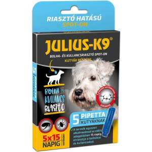 Julius-K9 kullancs- és bolhariasztó spot-on kutyáknak (5 pipetta) 43724696 Bolha- és kullancsriasztó