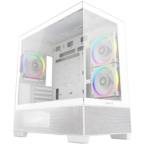 DeepCool CG380 3F Fehér PC Ház ARGB Ventilátorokkal - DeepCool