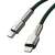 Baseus Cafule USB-C to Lightning cable, 20W PD fast charging, 2m long, green