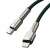 Baseus Cafule USB-C to Lightning cable, 20W PD fast charging, 2m long, green
