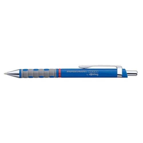 Golyóstoll, 0,8 mm, nyomógombos, kék tolltest, ROTRING "Tikky", kék 152113965 - Toll