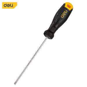 Deli Tools EDL6231001 Șurubelniță dreaptă de mână #black-yellow 43805091 Șurubelnițe