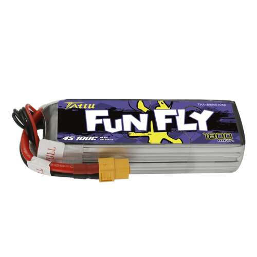 Tattu FunFly 1800mAh 4S 100C LiPo akkumulátor XT60 csatlakozóval