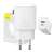 Încărcător rapid compact Baseus 20W cu port dublu de ieșire