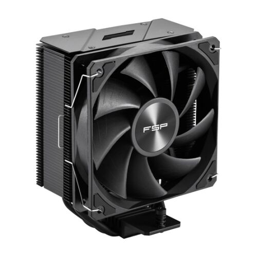 FSP NP5-B CPU hűtő 12 cm-es ventilátorral, ferde nézet - FSP