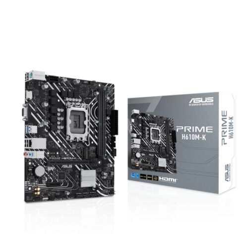 ASUS Prime H610M-K alaplap dobozával, Intel LGA 1700 Micro ATX - Alaplap