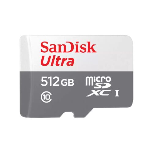 SanDisk Ultra 512GB MicroSD kártya a nagy teljesítményű tároláshoz - Memóriakártya