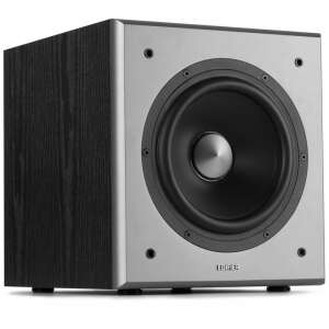 Edifier T5 Srebrno-czarny Subwoofer Aktywny, widok pod kątem - Edifier