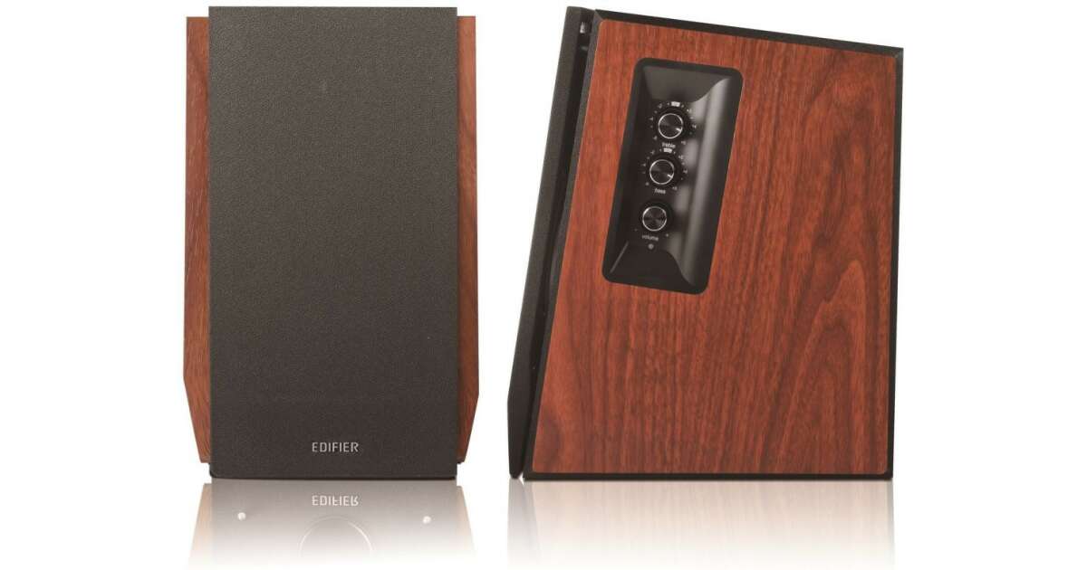 Edifier R1700BTS speaker Black, Wood Wired and wireless 66 W