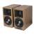 Edifier Airpulse A80 2.0 speakers, brown, side view