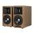 Edifier Airpulse A80 2.0 speakers, brown, side view