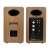 Edifier Airpulse A80 2.0 speakers, brown, back view