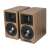 Edifier Airpulse A80 2.0 speakers, brown, side view