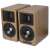 Edifier Airpulse A80 2.0 speakers, brown, side view