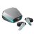 Edifier Hecate GX07 wireless gaming earbuds and charging case, silver