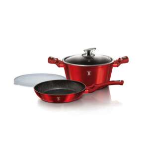 Berlinger Haus Burgundy Metallic line 4 részes edény szett