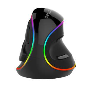Mouse vertical Delux M618Plus 4000DPI RGB (M618Plus)