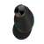 Mouse ergonomic vertical Delux M618Plus(RGB), negru, 4000 DPI, cu fir