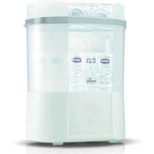 Chicco Electric Baby Bottle Sterilizer and Dryer, 4 programs, white, with bottles - Sterilizer