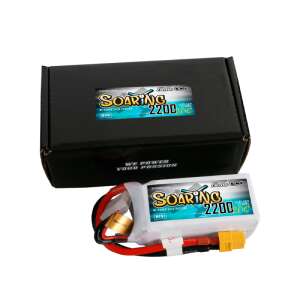 GensAce Soaring Mini LiPo akkumulátor 2200mAh 14.8V 20C 4S1P XT60