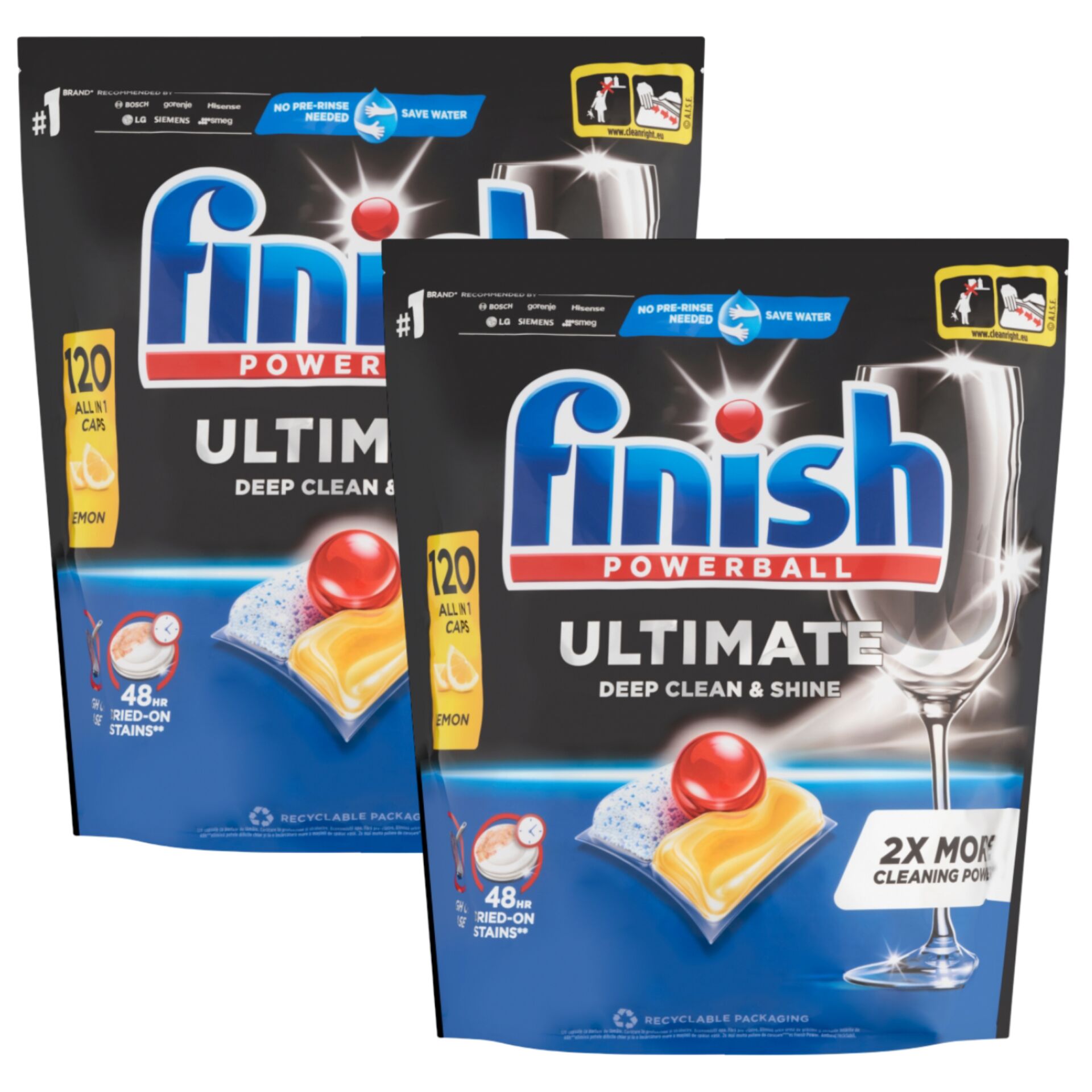 E-shop Finish Powerball Ultimate All in 1 Lemon Kapsuly do umývačky riad...
