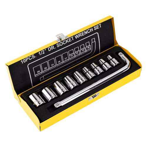 Deli Tools EDL2010T Sada konektorov #black-yellow 43804672