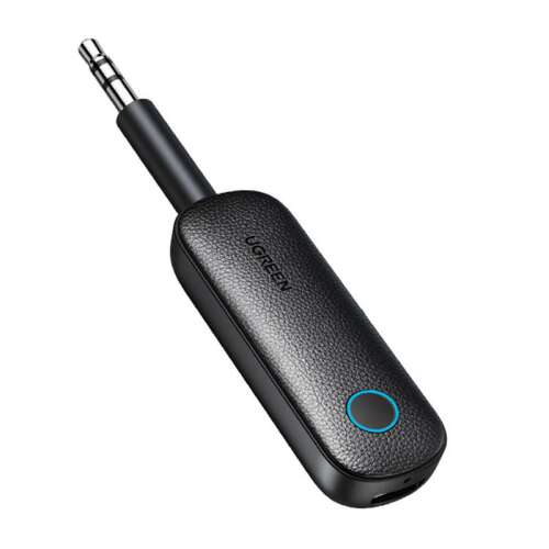 UGREEN CM403 Bluetooth 5.0 Transmitter/Receiver, black, angled view
