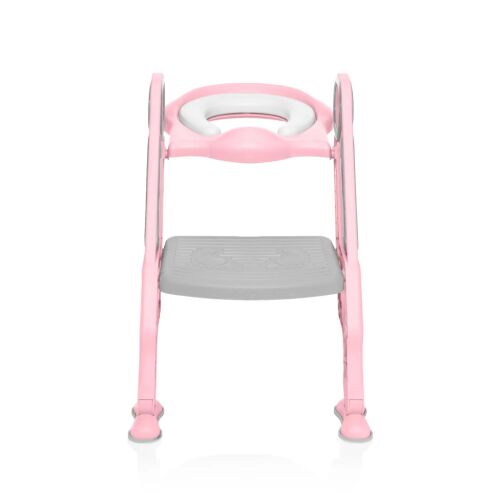 Zopa Blush Pink lépcsős WC szűkítő, elölnézet - WC szűkítő