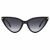 DSQUARED2 D20134/S Fekete Cat-Eye Női Napszemüveg Elölnézet