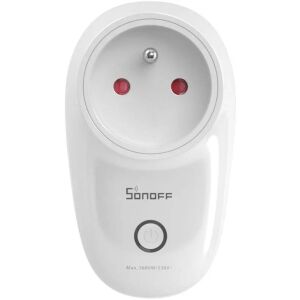 Интелигентен WiFi контакт Sonoff S26R2TPE-FR преден изглед - Лампи и осветление