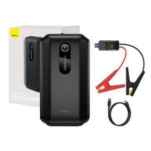 Baseus powerbank Power Starter Jump starter booster 10000mAh 12V (1000A / 500A) + krokodílie káble čierny (CGNL020101)