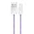 USB-kábel a Lightning Baseus Dynamic, 2,4A, 2m (Violet) 62153494}