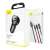 Baseus Digital Display Dual USB Car Charger with 3-in-1 Cable Packaging
