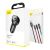 Baseus Digital Display Auto-Schnellladegerät 3 in 1 mit Ladekabel 2xUSB 4,8A 24W 1,2m TZCCBX-0G schwarz 43919530