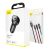 Baseus Digital Display rýchlonabíjačka do auta 3v1 s nabíjacím káblom 2xUSB 4.8A 24W 1.2m TZCCBX-0G čierna 43919530