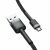 Baseus Cafule Micro USB Daten- und Ladekabel CAMKLF-B91 3 Meter 2,4A grau schwarz 80999073