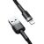 Baseus Cafule Lightning cable 2,4A 1m (CALKLF-BG1) #grey-black 91784768