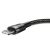 Baseus Cafule iPhone Lightning Daten- und Ladekabel 0,5 m 2,4 A grau/schwarz 43801023