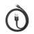 Baseus Cafule iPhone Lightning Daten- und Ladekabel 0,5 m 2,4 A grau/schwarz 43801023