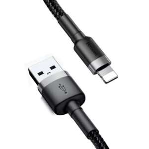 Baseus CALKLF-AG1 Lightning kabel 0,5 M Siva, Crna
 43801023 - Baseus Lightning kabel