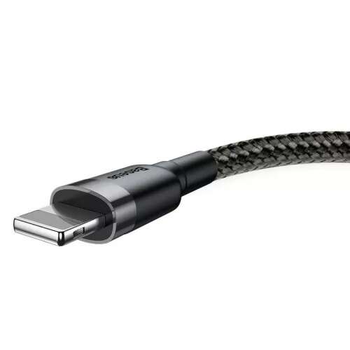 Baseus Cafule 2.4A Lightning USB Kabel 0.5m (grau-schwarz)
