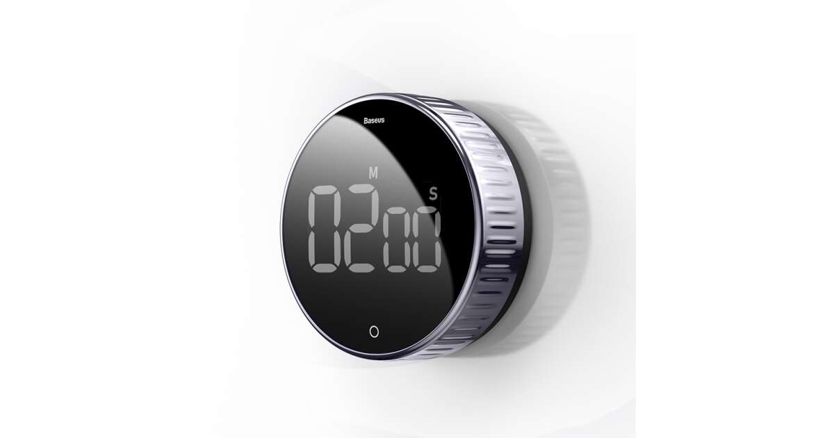 Baseus Heyo Rotation Countdown Timer Pro Dark Grey