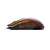 Havit MS1027 gaming mouse, black, with red and orange LED lighting, side view
