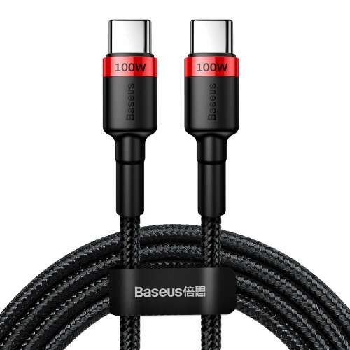 Cablu Baseus Cafule 100W USB-C la USB-C cu bandă