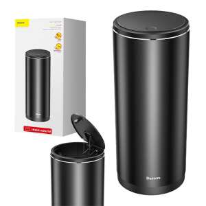 Baseus Gentleman Style Black Car Trash Can with Packaging - Office Furniture