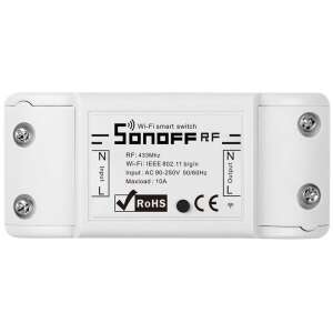 Sonoff RF R2 Wi-Fi Smart Switch with RF Control, white, front view - Smart home accessories and accessories