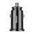 Baseus Circular car charger, black, 30W, dual USB and USB-C ports