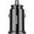 Baseus Circular car charger, black, 30W, dual USB and USB-C ports